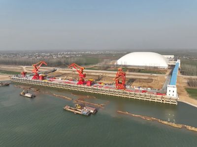五河縣城南綜合碼頭即將交工驗收，安防設(shè)備全面護(hù)航運行安全
